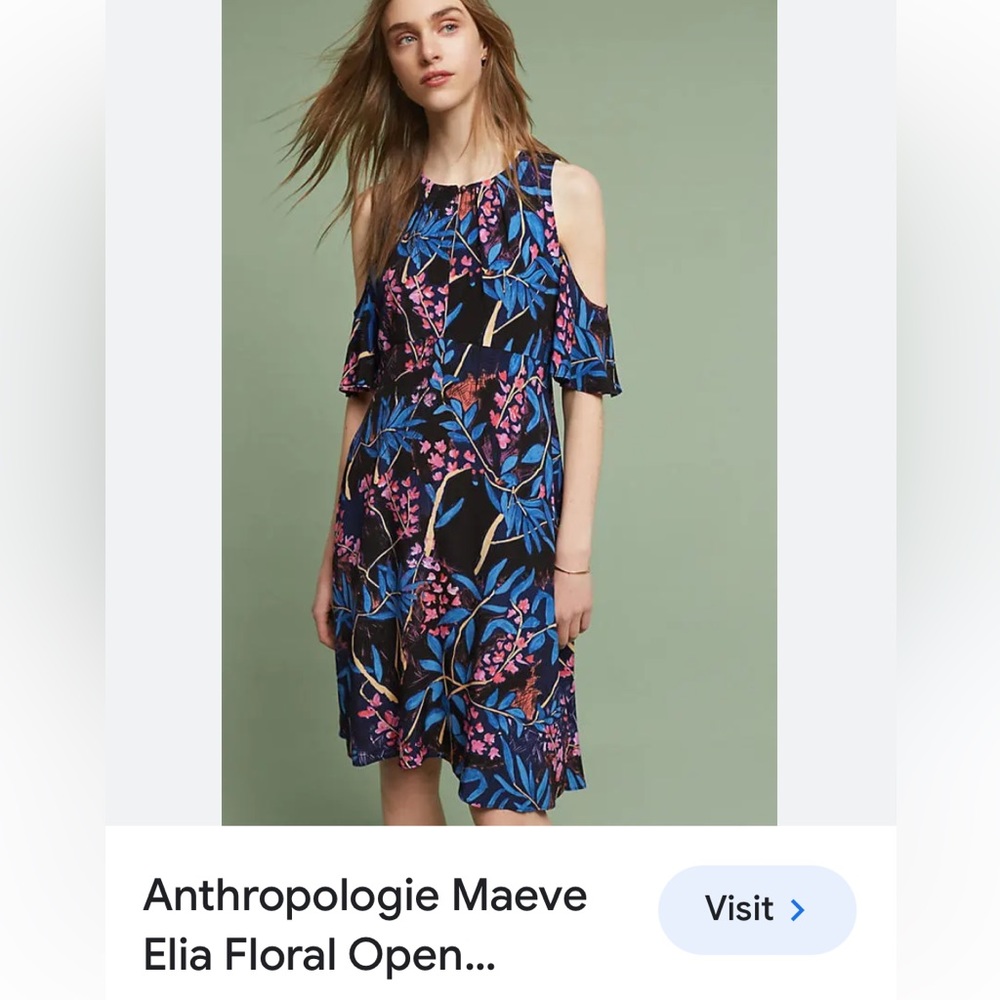 Maeve floral dress size 8